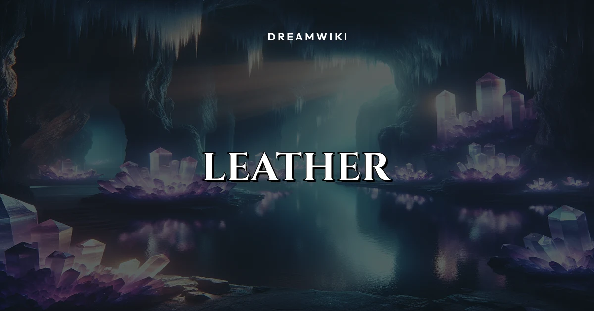 Significado de soñar con cuero